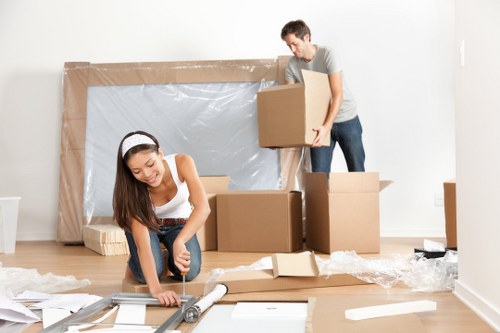Removal team assisting with house moving in Catford
