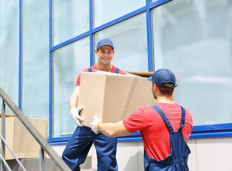 Office relocation services in Catford with a professional moving team planning a business move