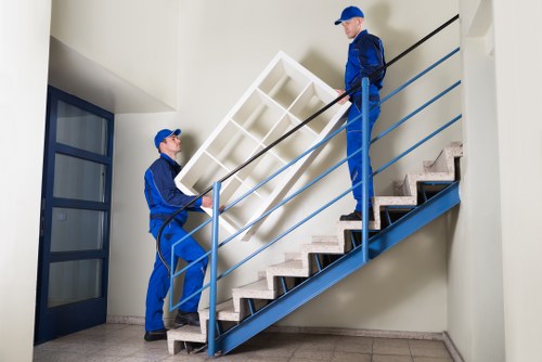 Professional removals team planning a local move in Catford