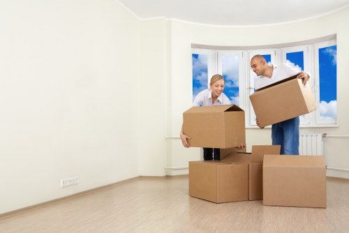 Local Catford moving truck helping with furniture and boxes