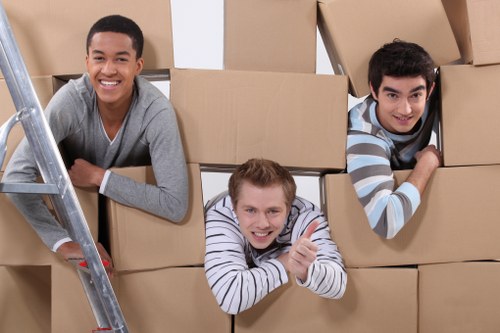 Local same day removals in Catford loading items into a van