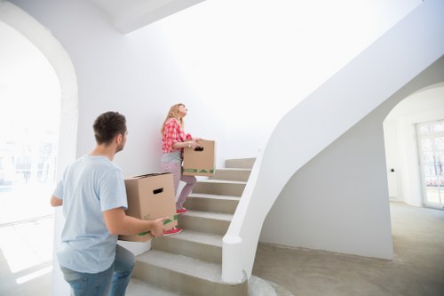 A removal van in Catford prepared for a home or office move