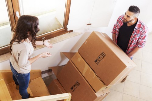 Secure packing for office removals in Catford