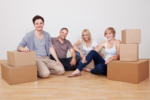 Local removal truck hire service handling a house move in Catford