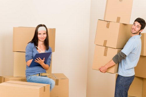 Catford office removals logistics and moving vehicle