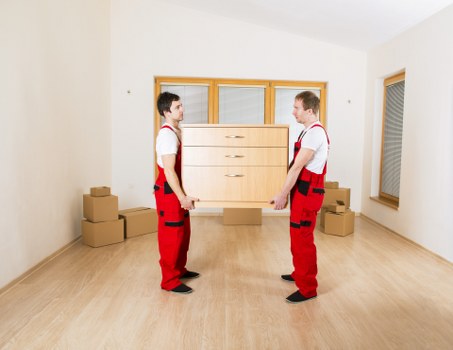 Careful wrapping of fragile items for flat removals in Catford